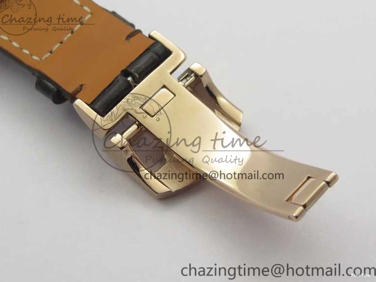 MIROTIME 0218 Compact Portugieser Perpetual Calendar IW503302 RG V9F 1:1 Best Edition White Dial on Brown Leather Strap A 7113